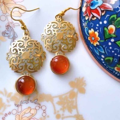 Boucles d’oreilles en laiton persan Modèle Hamta