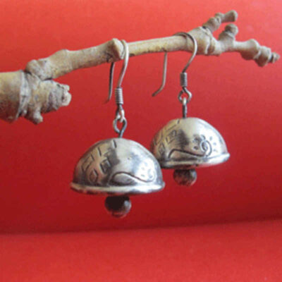 Boucles d’oreilles en argent persan Modèle Zoorkhaneh