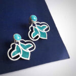 Boucles d’oreilles en argent persan Eslimi Artisanales