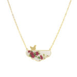 Collier en Laiton Persan Minimaliste Morghe Amin Mahdokht