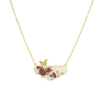 Collier en Laiton Persan Minimaliste Morghe Amin Mahdokht