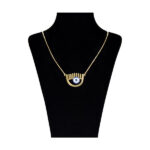 Collier en acier Artistique Cheshm Nazar Œil de protection