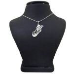 Collier en Argent avec Calligraphie Farsi Minimaliste Eshgh
