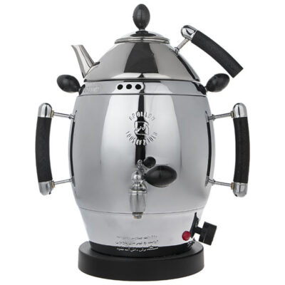 Machine à thé samovar électrique en acier finition lisse 6 litres