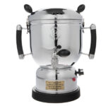 Machine à thé samovar électrique en acier finition lisse 5 litres