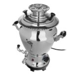 Machine à thé samovar électrique persan design traditionnel 7 litres