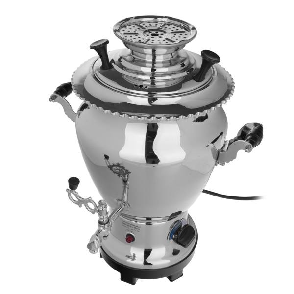 Machine à thé samovar électrique persan design traditionnel 7 litres