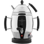 Machine à thé samovar électrique en acier finition lisse 5 litres
