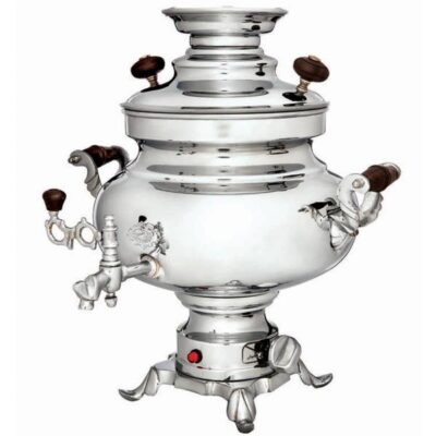 Machine à thé samovar électrique persan design traditionnel 5,5 litres