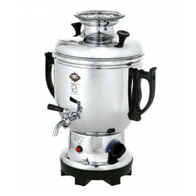 Machine à thé samovar électrique en acier finition lisse 5 litres