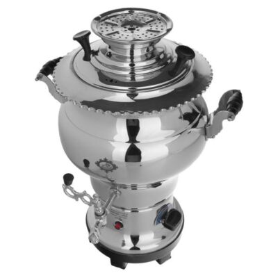 Machine à thé samovar électrique persan design traditionnel 7 litres
