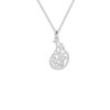 Ensemble de collier et boucles d'oreilles en argent persan modèle Taranom