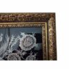 Artisanat encadré en cuivre gravé persan – Oiseaux – Décoration murale traditionnelle