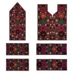 Panneau de robe brodé Balochi fait à la main – Goldar