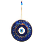 Amulette Murale Décorative Cheshm Nazar avec Œil Turc – Rond