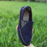 Chaussures Giveh – Chaussures traditionnelles perses respirantes faites à la main Modèle Bleu Marine