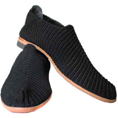 Chaussures Giveh – Chaussures traditionnelles perses respirantes faites à la main Modèle Klash Noir