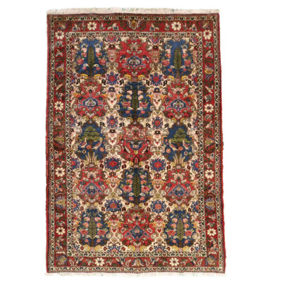 Tapis Persan Noué à la Main Modèle Jardin