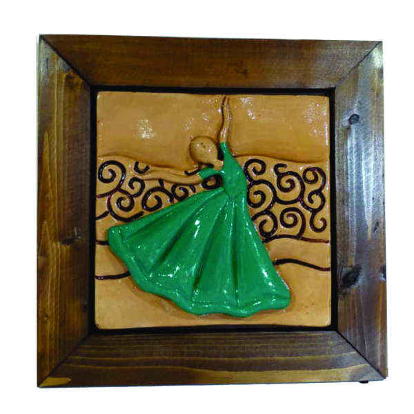 Decorative Persian Ceramic Art Model Sama