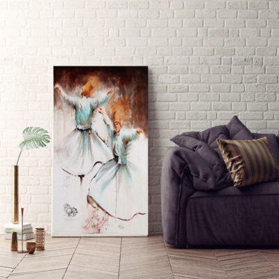 Affiche murale en bois persane – Raghse Sama