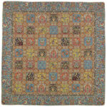 Nappe Persane Termeh Luxueuse avec Motif Floral Bakhtiari