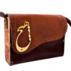 Sac à bandoulière en cuir luxueux fait main - Design persan Hich