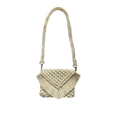 Sac à bandoulière macramé luxueux fait main – Par