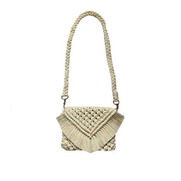 Sac à bandoulière macramé luxueux fait main - Par