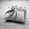 Housse de coussin en velours persan - Design Danse du Sama (Set de 2)
