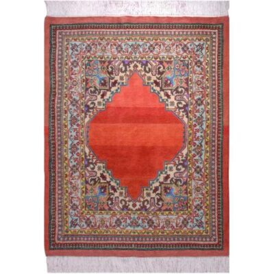 Tapis Persan Noué à la Main dans le Modèle Sahand de Heriz
