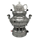 Machine à thé samovar à gaz persan avec théière 8 litres