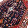 Tapis Persan en Laine Noué à la Main à Isfahan avec Design Tribal Toranj