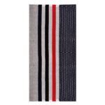 Tapis Jajim persan authentique tissé à plat rayé Mat