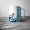 Persian Ceramic Coffee Mug - Model Turquoise