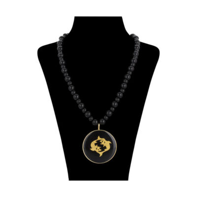 Collier en Laiton Persan Artistique Symbole Esfand