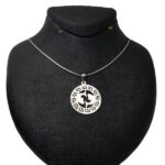 Colliers Persans en Argent Artistique Symbole Esfand