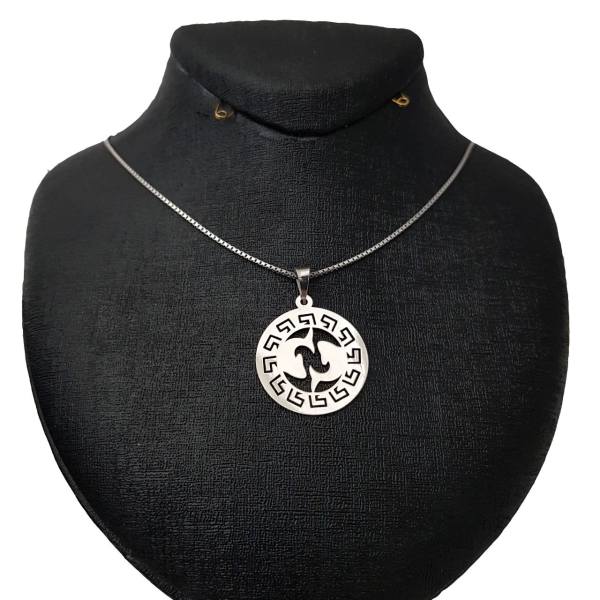 Colliers Persans en Argent Artistique Symbole Esfand