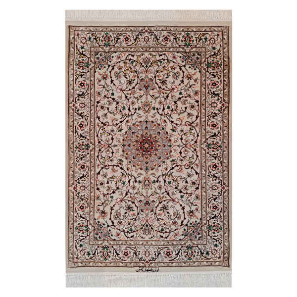 Tapis persan tissé à la main modèle Abtin d'Isfahan