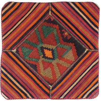 Housse de Coussin Kilim Persan – G54 Tissé à la Main (Lot de 2)