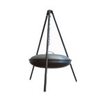 Trépied de Cuisine de Feu de Camp avec Chaudron – Design Résistant