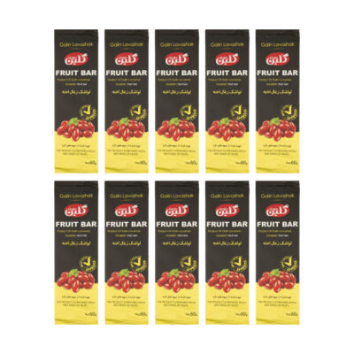 Barres de fruits Cornouiller de Galin – Lavaschak persan, 60g (10 pièces)