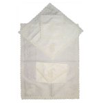 Tapis de prière en Termeh persan de luxe, Sajada blanc islamique