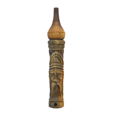 Tige de narguilé persane sculptée en bois pour Qalyan (Chicha)