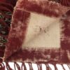 Nappe Persane : Impressions Traditionnelles Kalamkari d'Isfahan Rouge