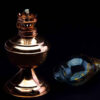 Lampe persane en cuivre à huile kerosène – modèle Shah Abbas (2x)