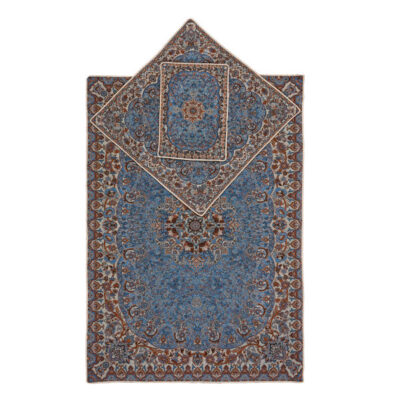 Tapis de prière en Termeh persan de luxe, Sajada Paisley islamique