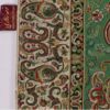 Tapis de prière en Termeh persan de luxe, Sajada Paisley vert islamique