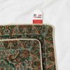 Tapis de prière de voyage pour musulman taille poche et portable Vert Paisley