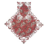 Tapis de prière de voyage pour musulman taille poche et portable Paisley