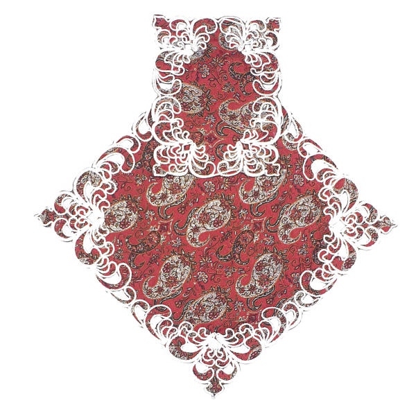 Tapis de prière de voyage pour musulman taille poche et portable Paisley